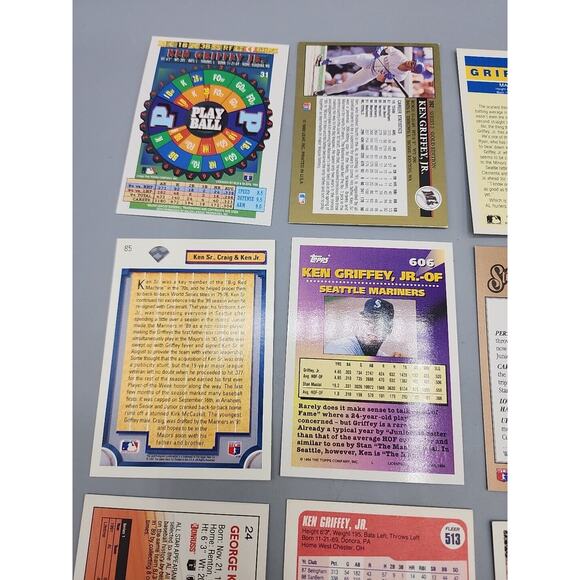 Lot of 11 Ken Griffey Jr Cards Baseball Various Years - Picture 6 of 9